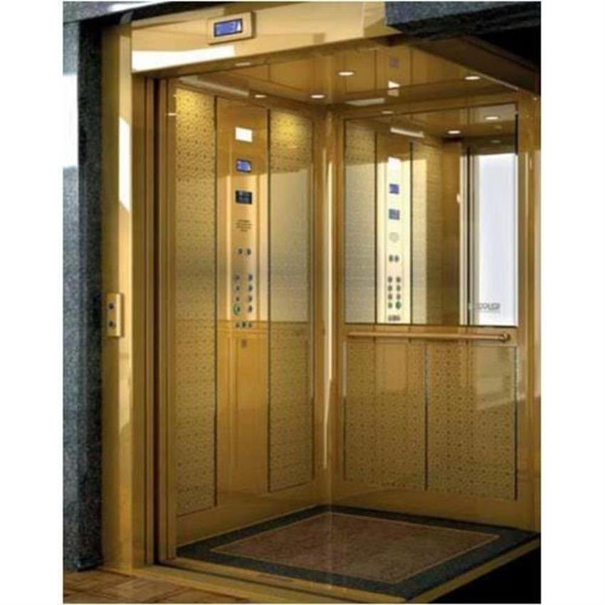 Glass Passenger Lift with Machine Room